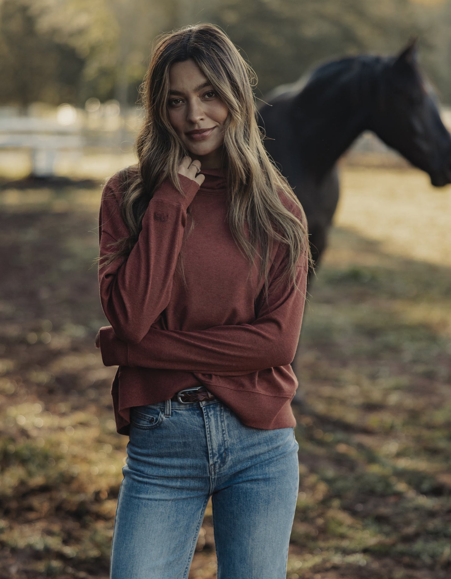 Puremeso Funnel Neck Pullover