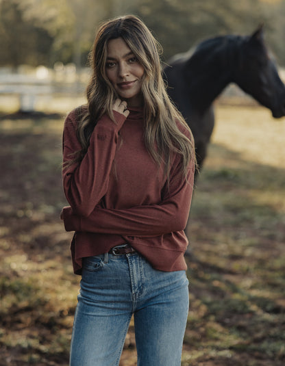 Puremeso Funnel Neck Pullover