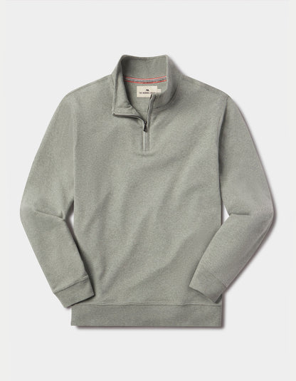 Puremeso Weekend Quarter Zip in Sea Glass