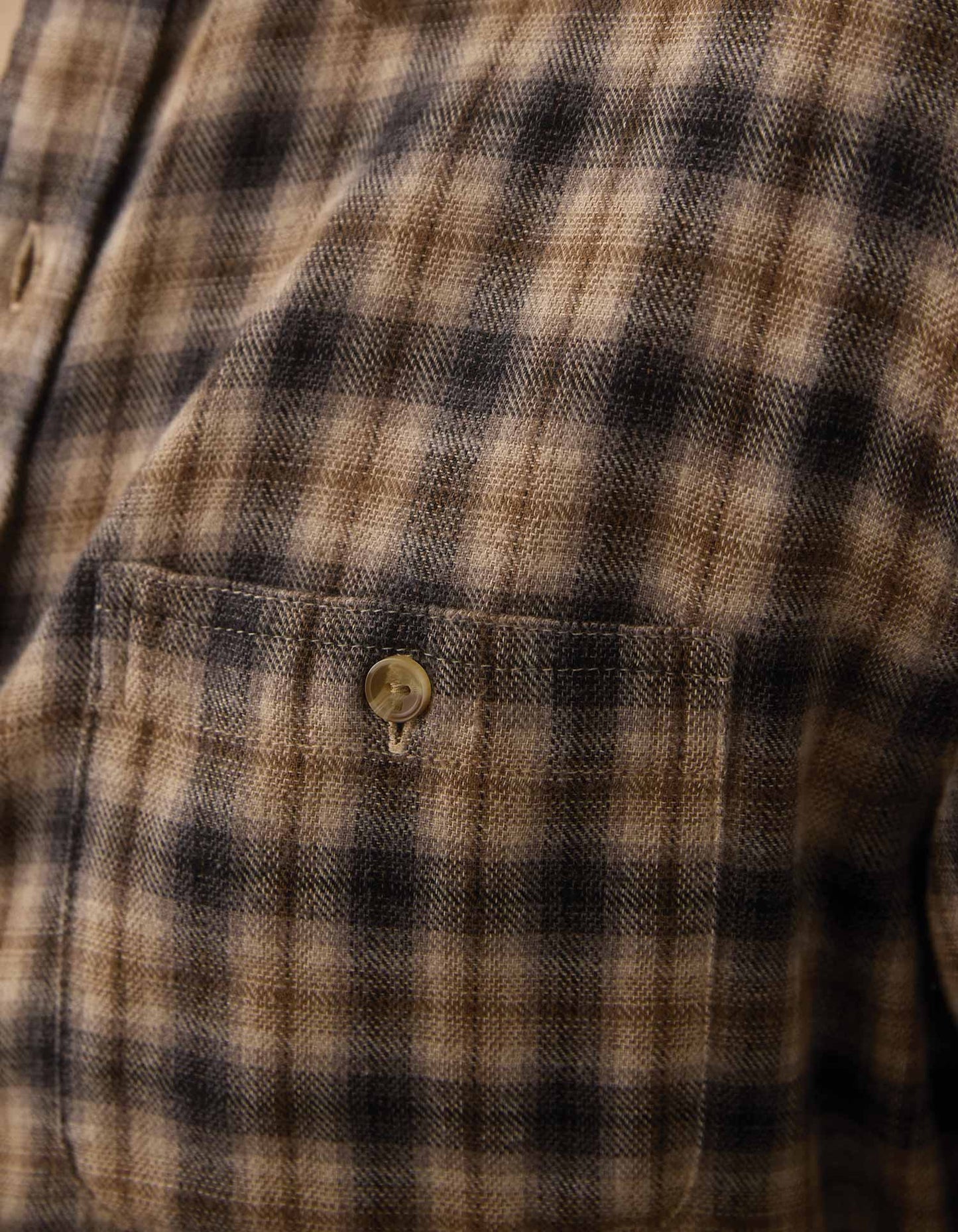 Hudson Double Brushed Flannel in Toasted Chestnut Plaid