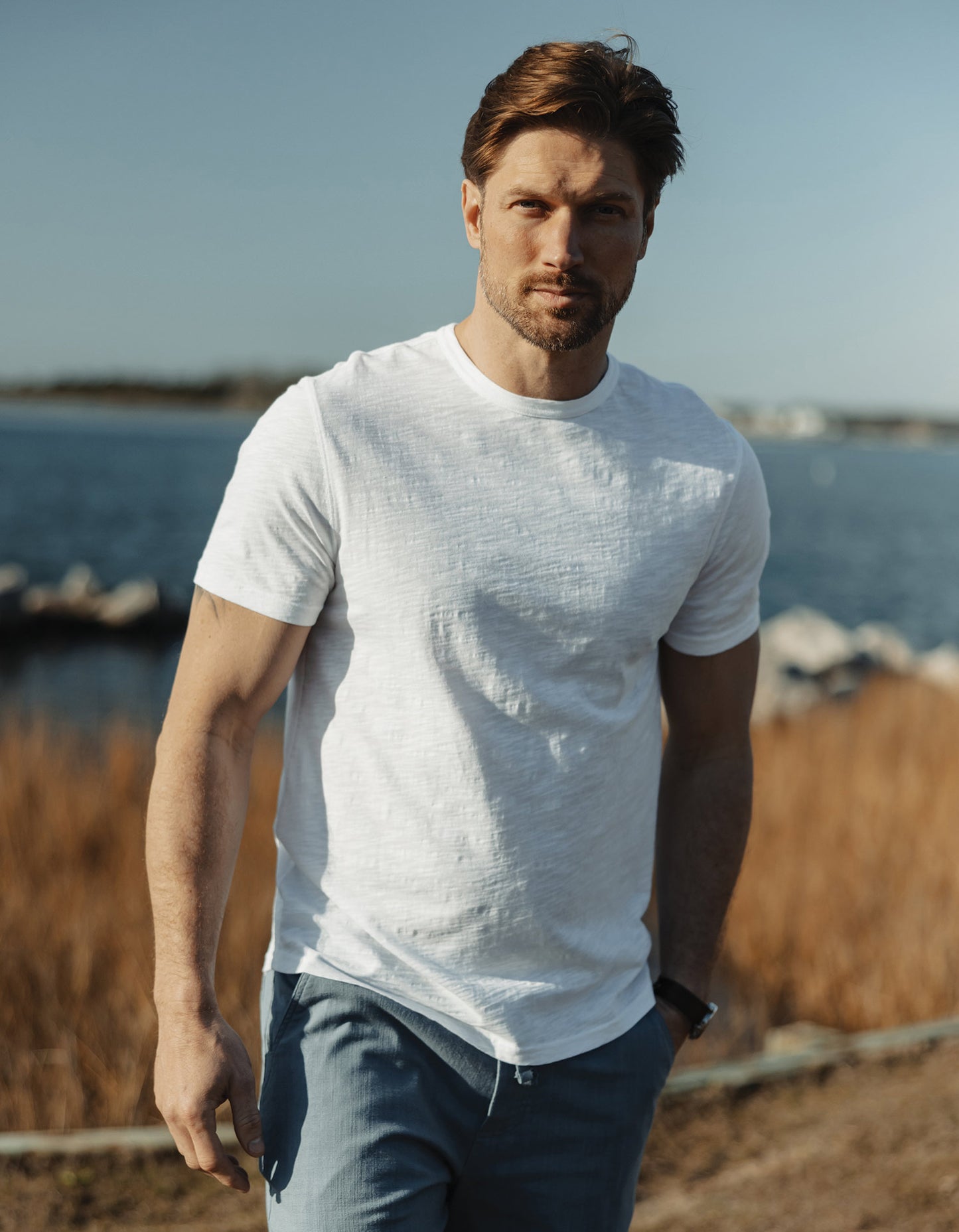 Vintage Slub Perfect Tee in White