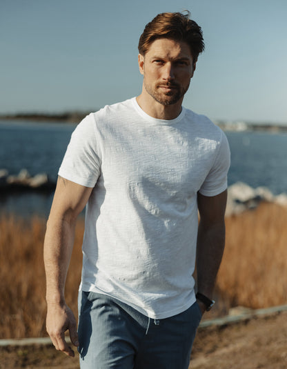 Vintage Slub Perfect Tee in White