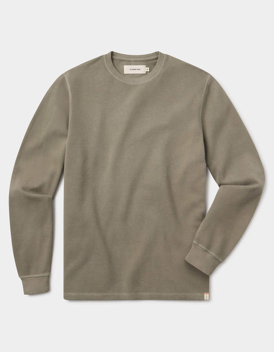 Vintage Thermal Crew in Moss