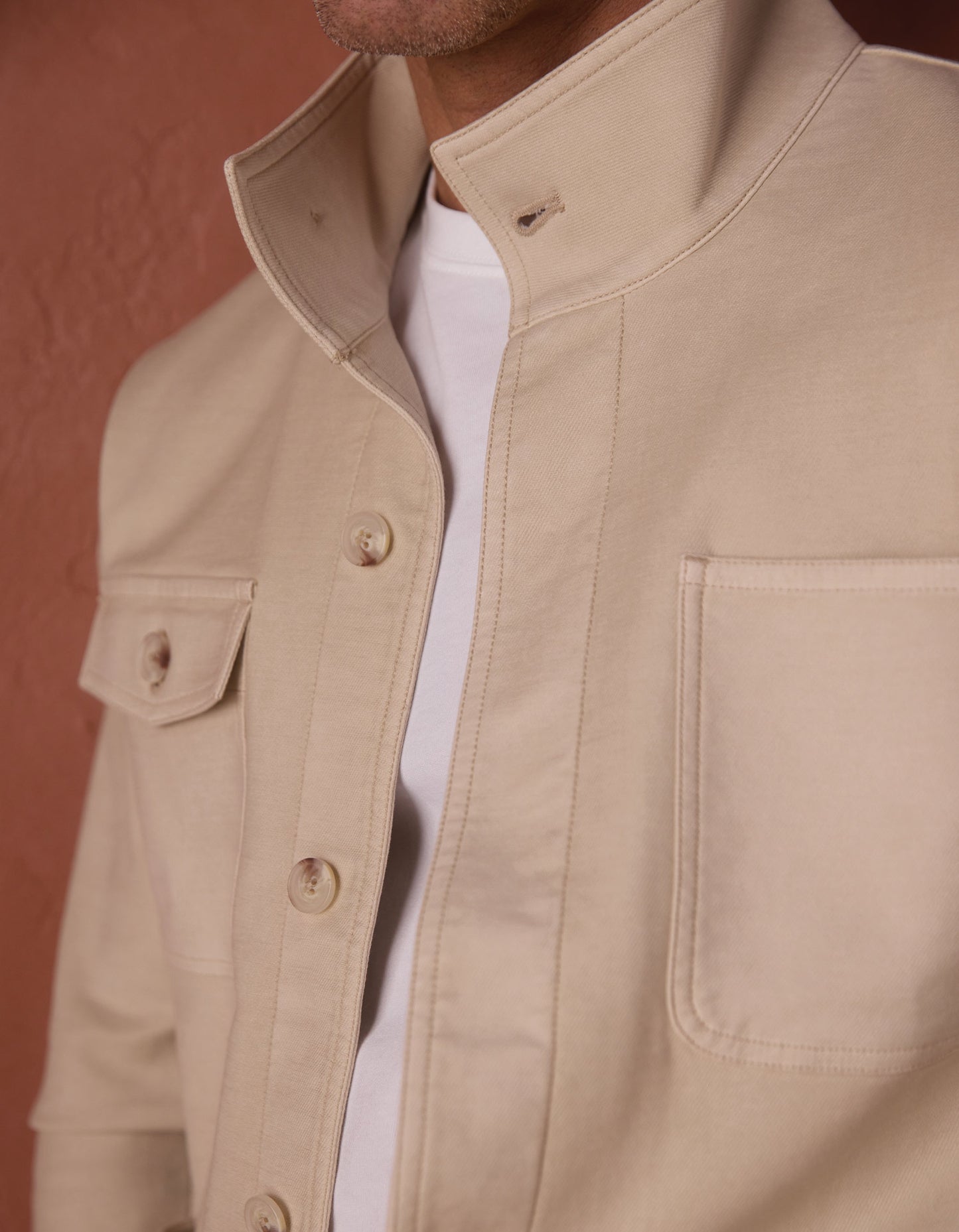 Comfort Terry Chore Coat in Birch