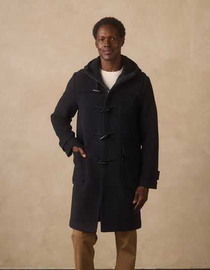James Duffle Coat in Navy