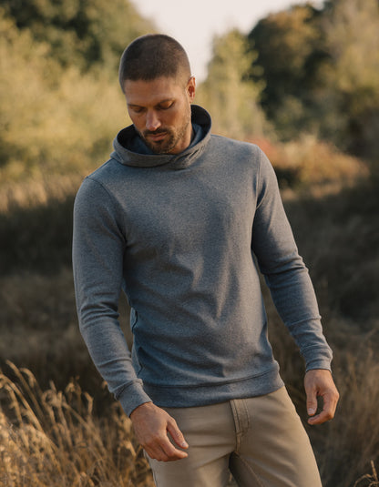 Puremeso Essential Hoodie in Bluestone