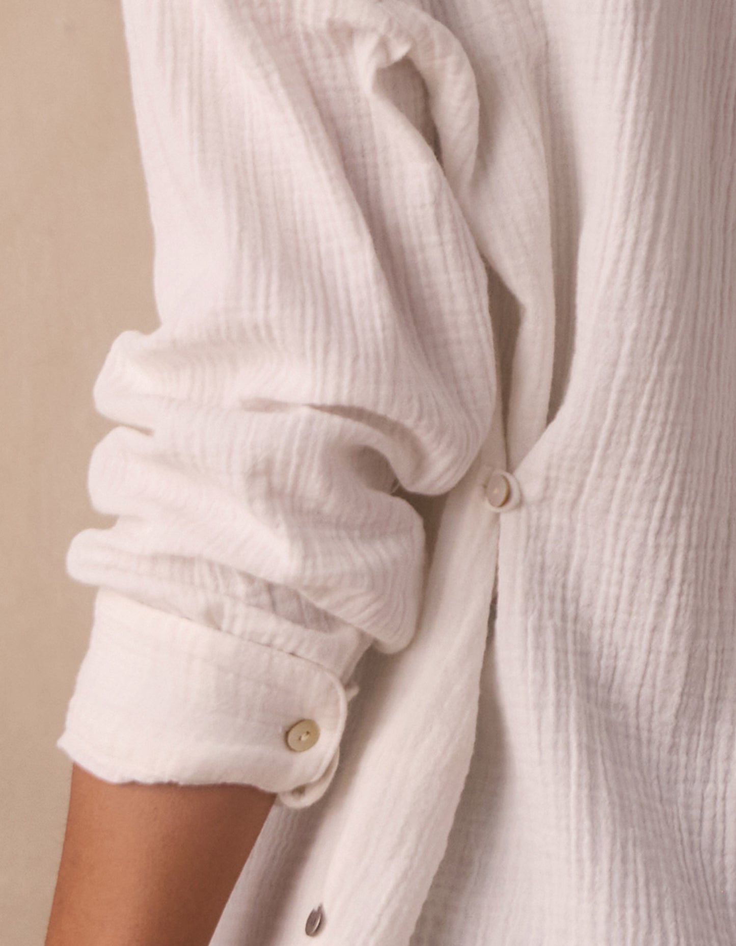 Kalo Weekender Overshirt in Ivory