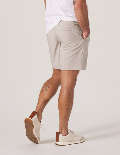 Hybrid Shorts in Sand Dune On Model from Back