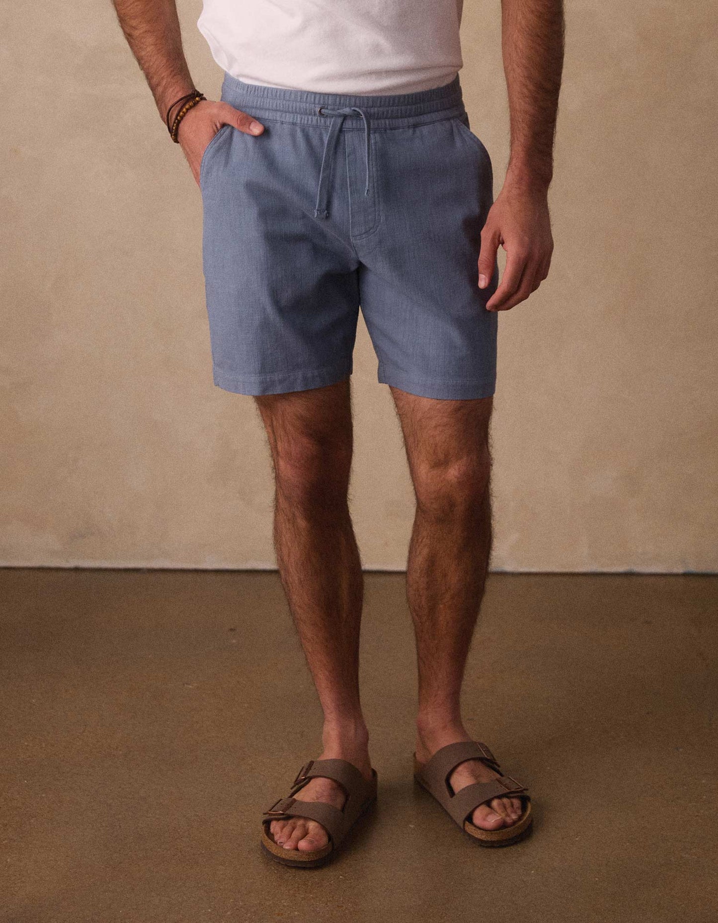 Texstretch Summer Short in Raindrop