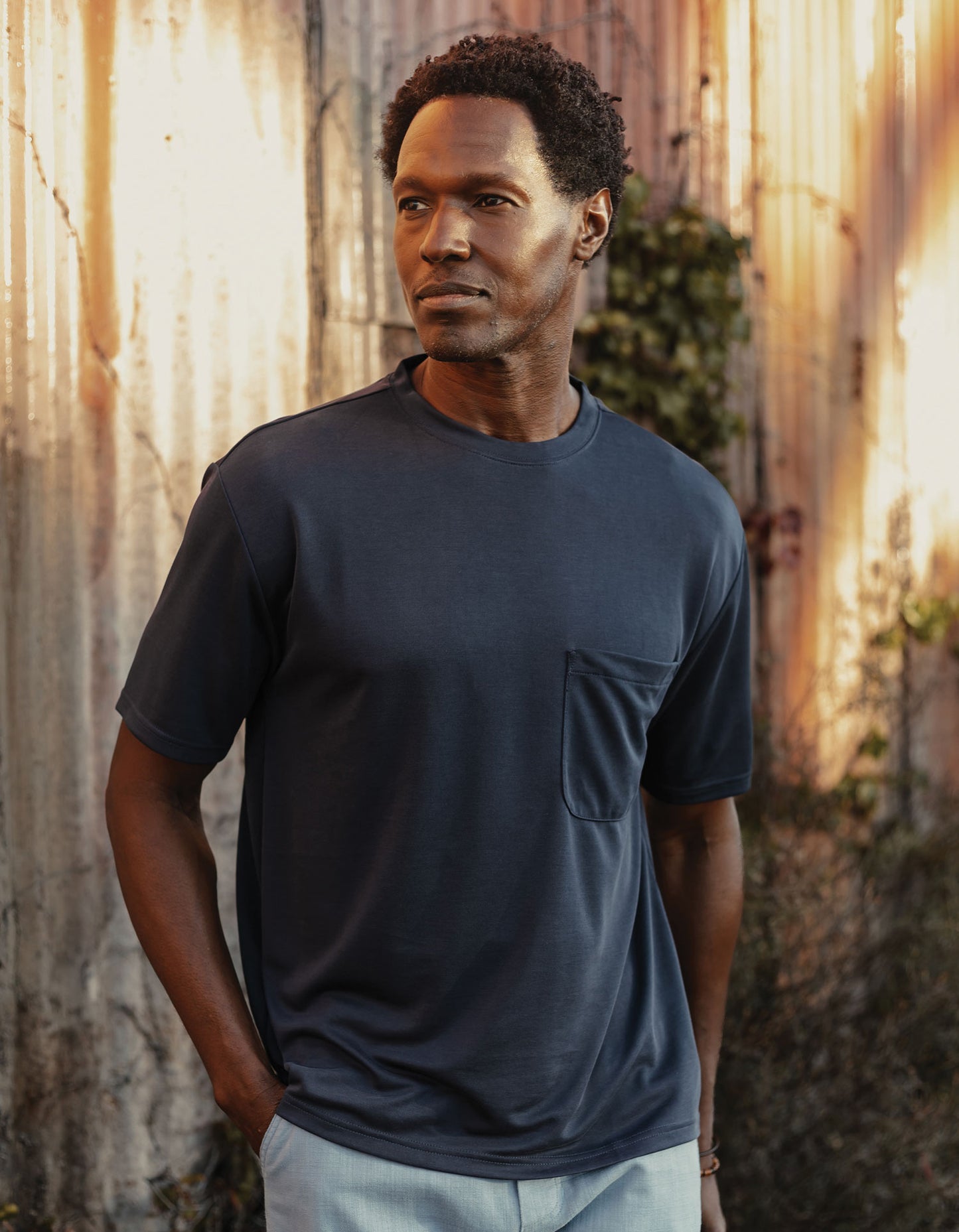 Laidback Tee in Navy