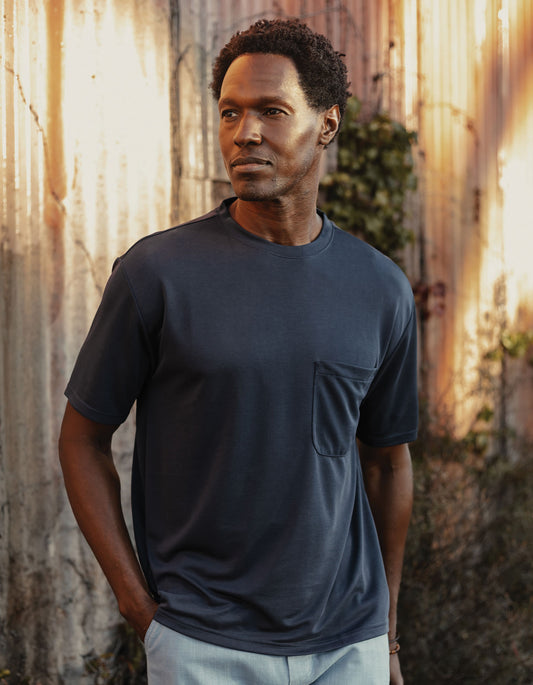 Laidback Tee in Navy