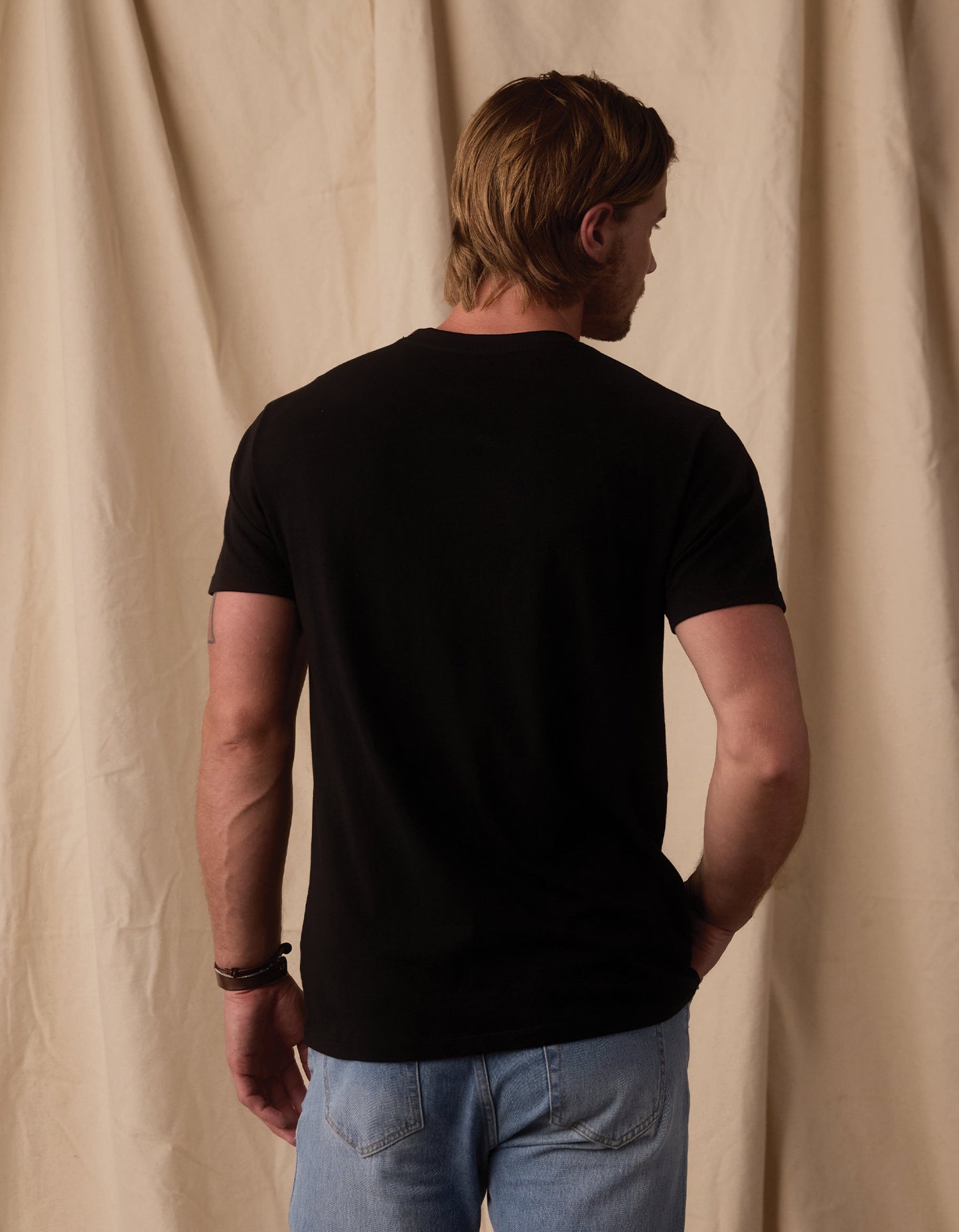 Normal Jersey Classic Tee in Black