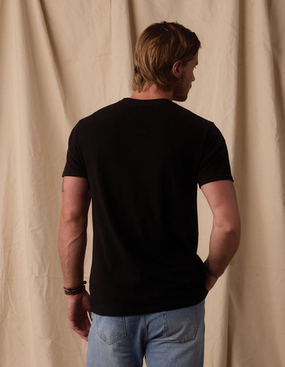 Normal Jersey Classic Tee in Black