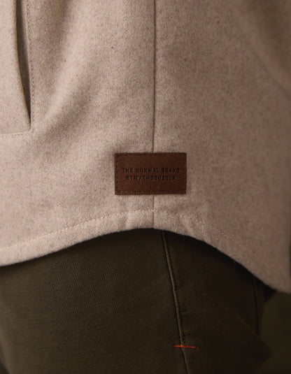 Brightside Flannel Lined Workwear Jacket in Oat