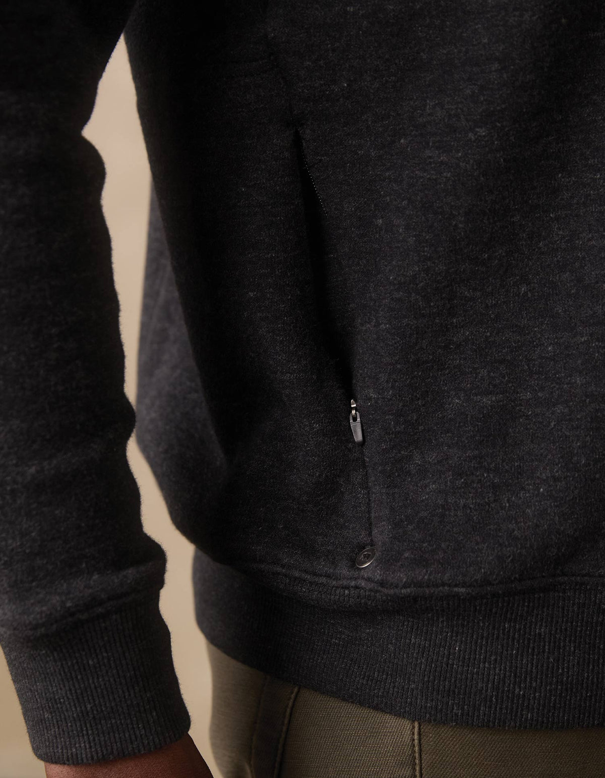 Fleece Puremeso Pullover in Phantom