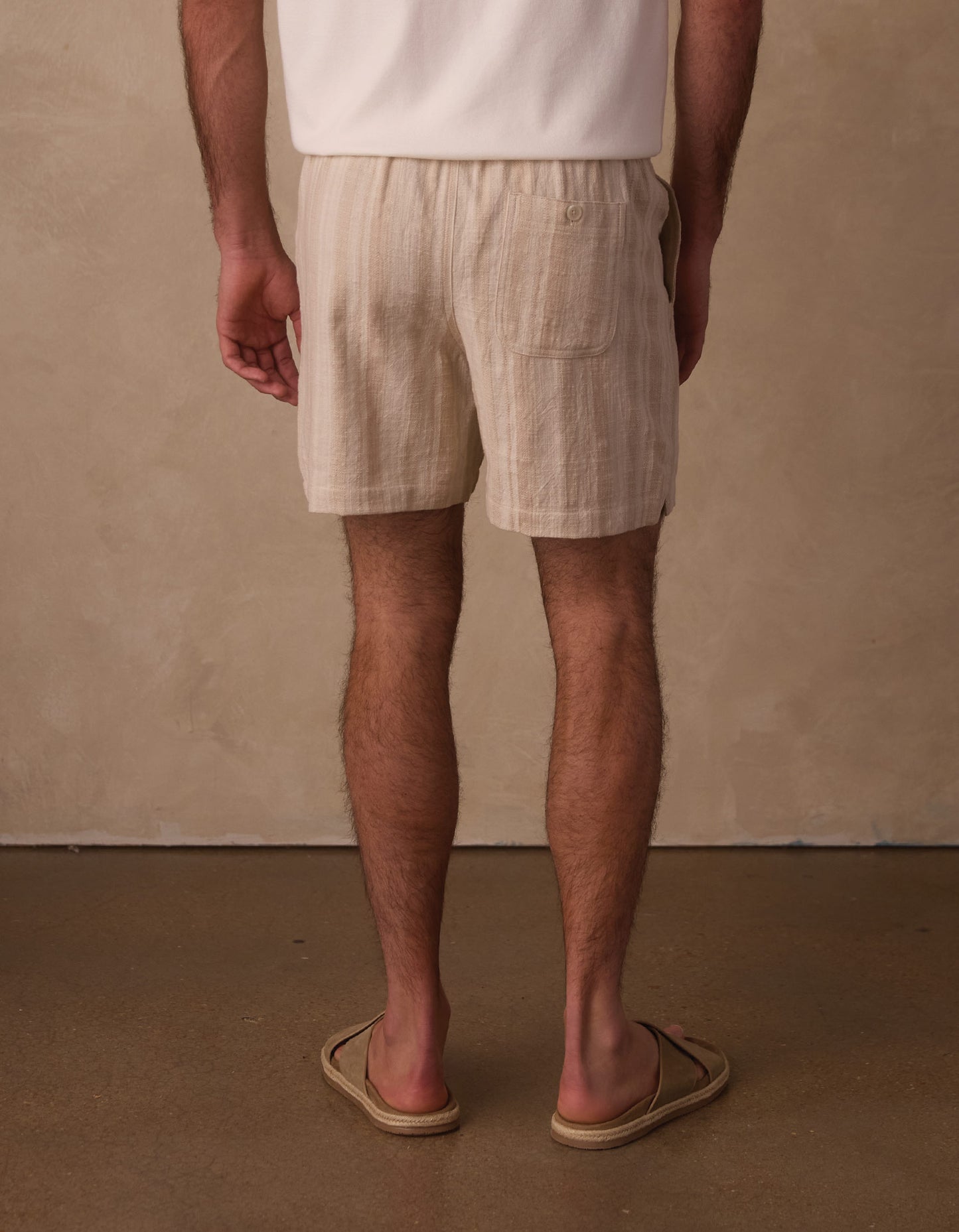 Freshwater Short in Sandstone Stripe