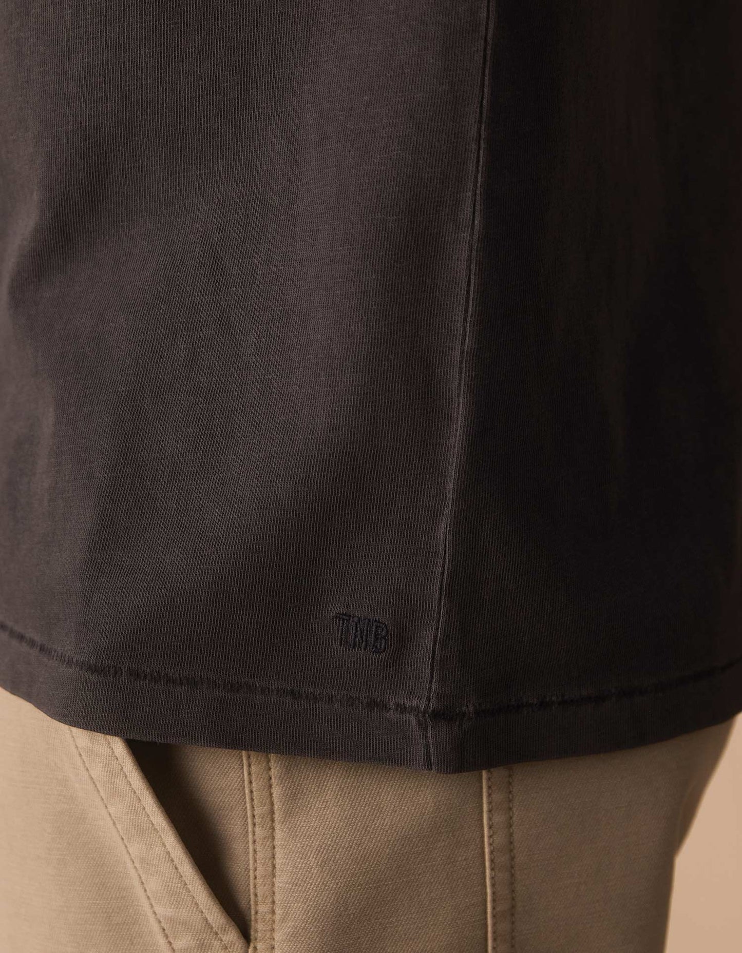 Normal Jersey Henley in Shadow