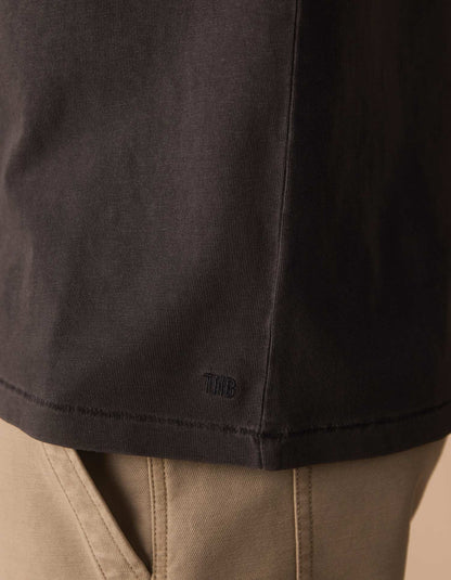 Normal Jersey Henley in Shadow