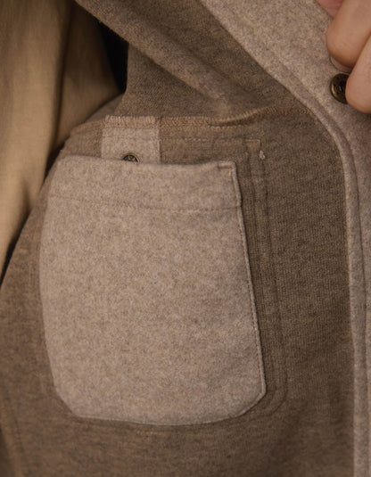 Felted Comfort Knit Jacket in Oat