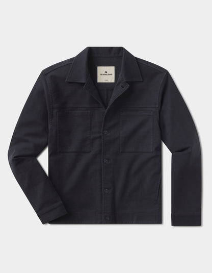 Comfort Terry All Day Jacket in Navy