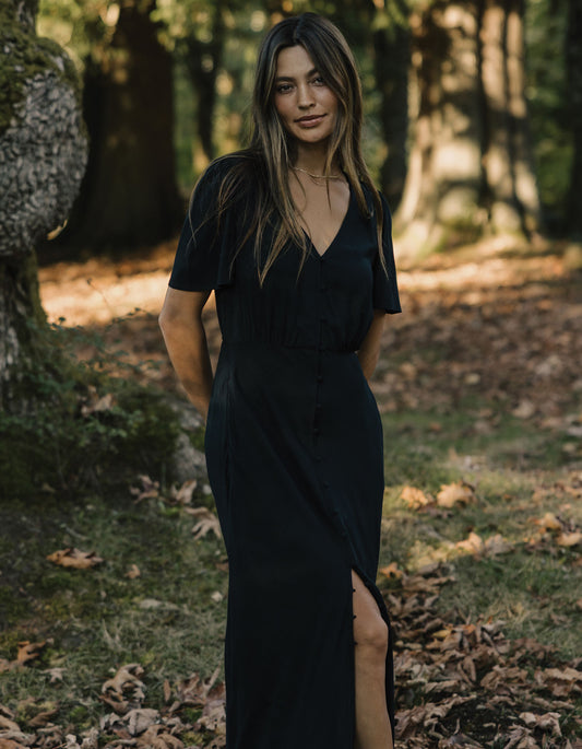 Sawyer Maxi Dress  in Black