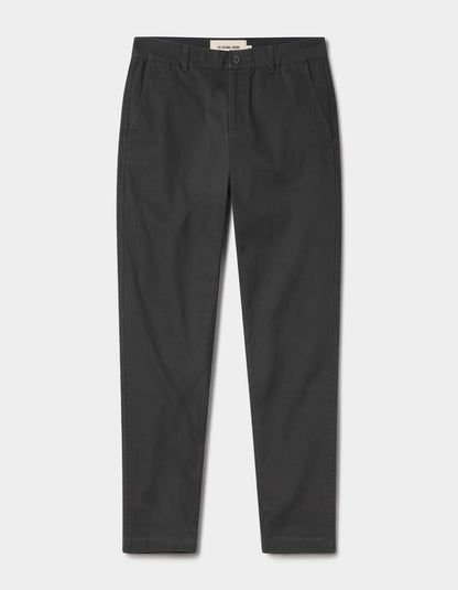 Normal Stretch Straight Chino in Charcoal