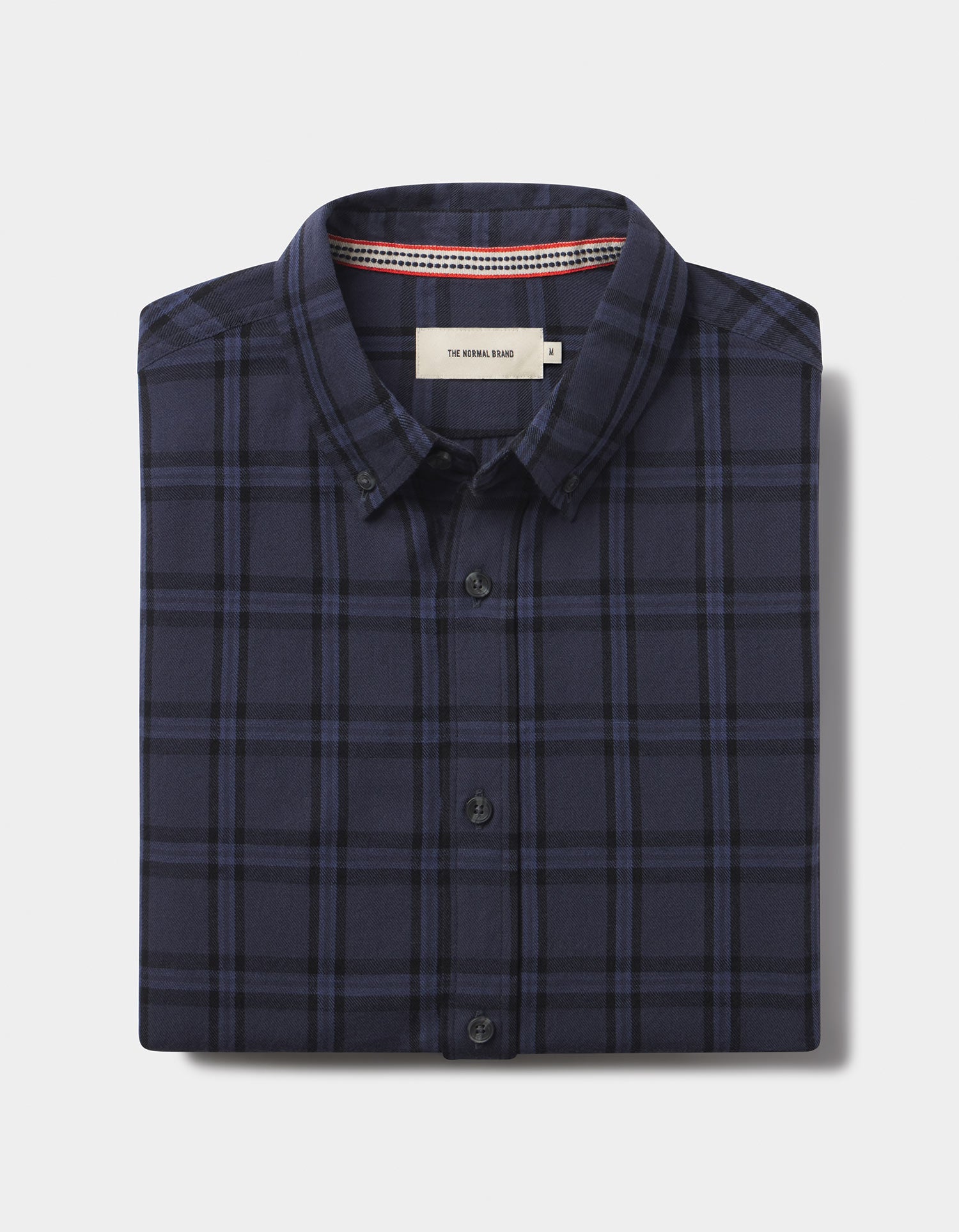 Nikko Classic Button Up Indigo Plaid