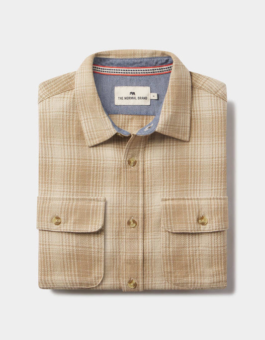 Mountain Overshirt in Oak Plaid