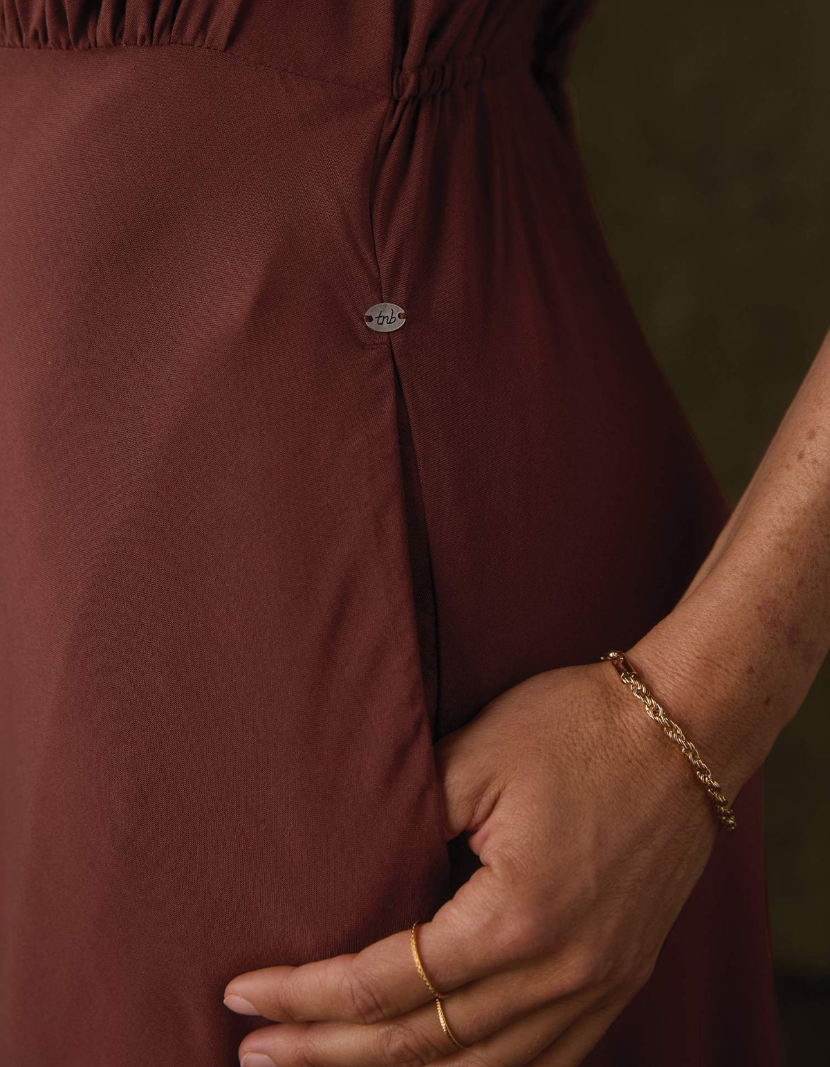 Sawyer Maxi Dress  in Cocoa
