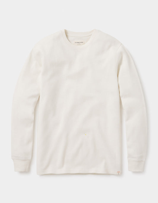Vintage Thermal Crew in Ivory