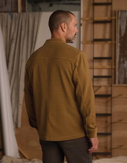 Comfort Terry Chore Coat in Russet