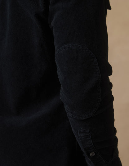 Micro Comfort Cord Overshirt in Dark Teal