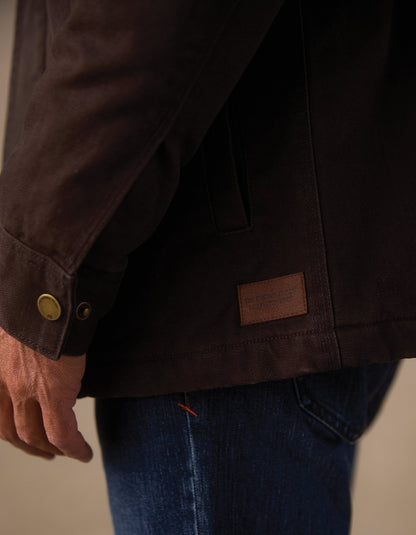Canvas Chore Coat in Umber