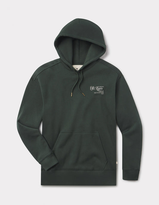 Normal Fleece Graphic Hoodie in Varsity Green