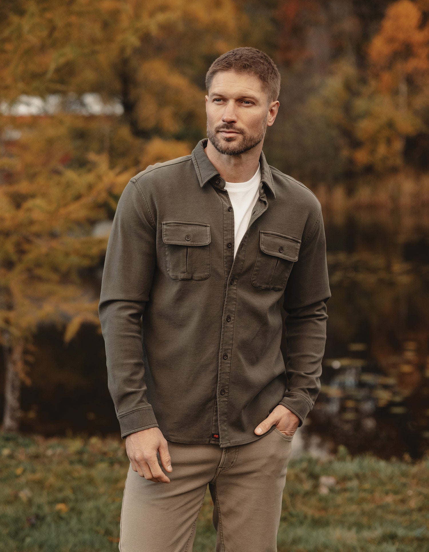 Comfort Terry Shirt Jacket – The Normal Brand