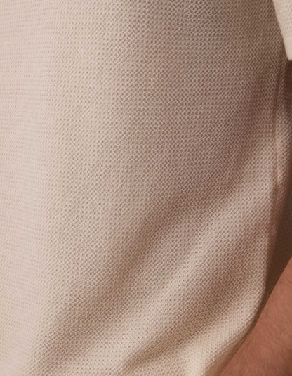 Driftknit Sweater Tee in Cream