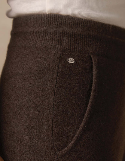 Arvada Wide Leg Knit Pant in Umber