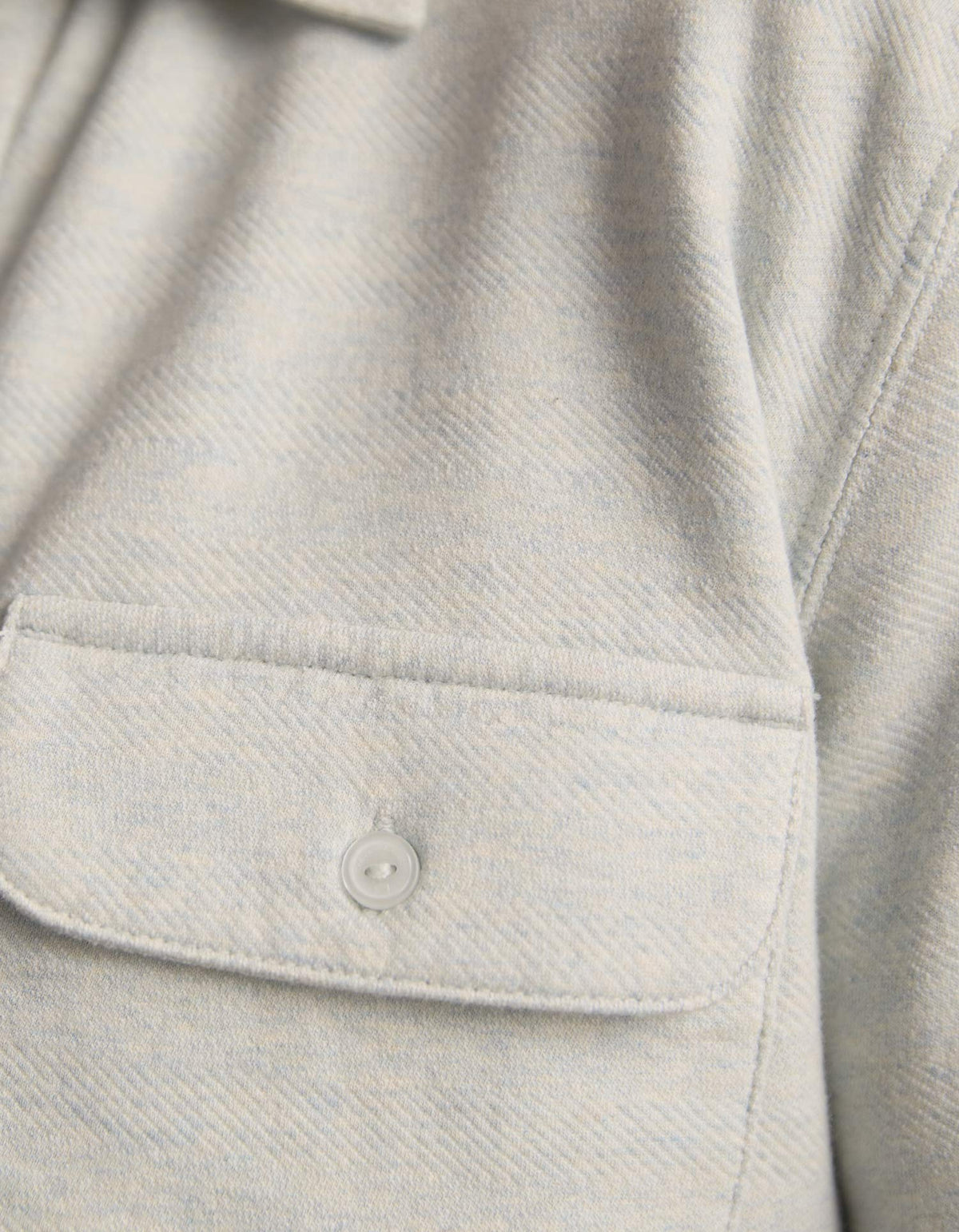 Textured Knit Shirt in Blue Fog
