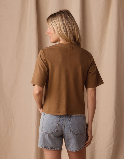 Normal Jersey Weekend Tee in Fennel