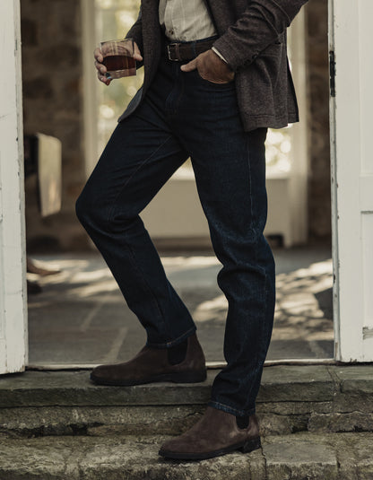 Normal Straight Jean in Vintage Dark Rinse