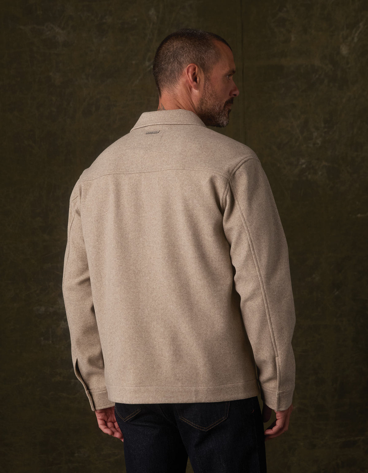 Felted Comfort Knit Jacket in Oat