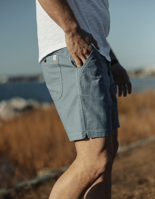 Texstretch Summer Short in Raindrop