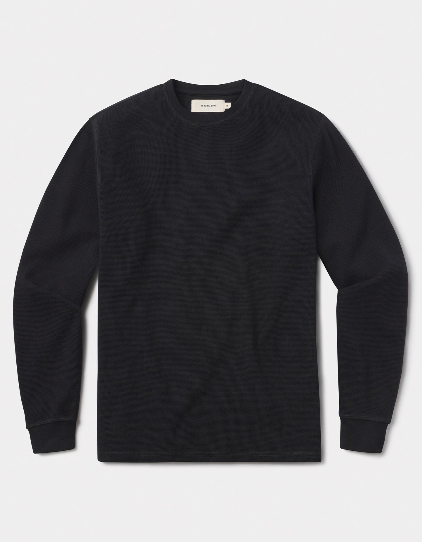 Vintage Thermal Crew in Black