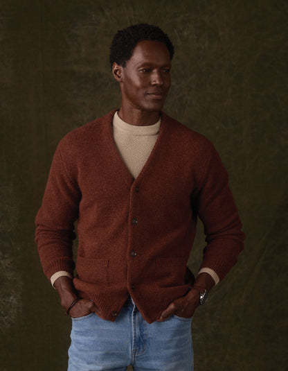 Homebound Cardigan in Spiced Brandy