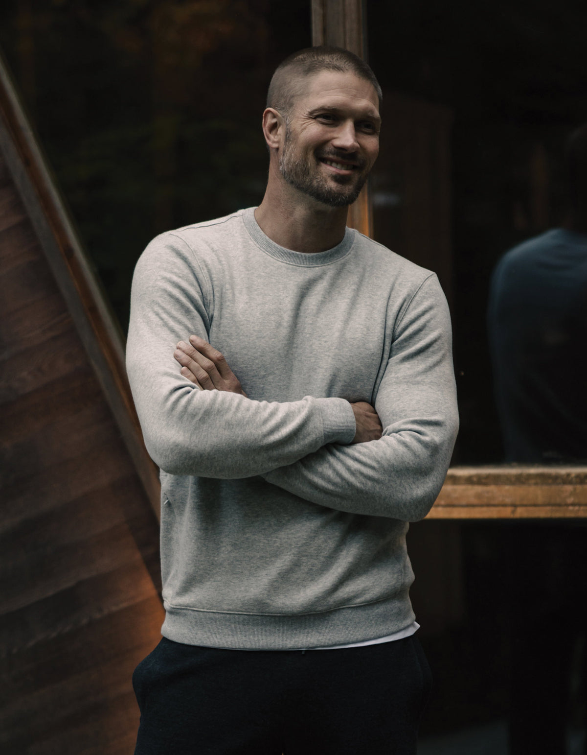 Fleece Puremeso Pullover in Heather Grey
