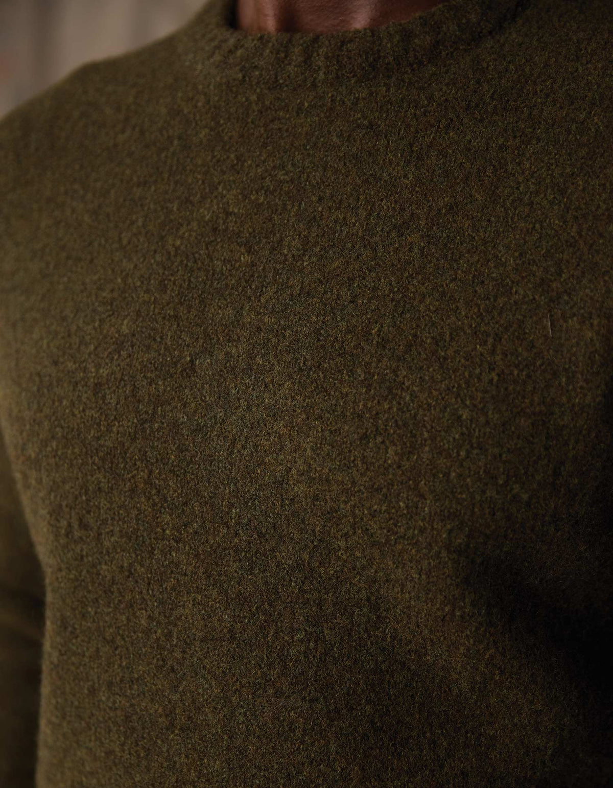 Homebound Crewneck Sweater in Olive