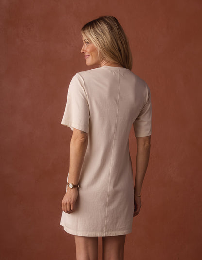 Normal Jersey T-Shirt Dress in Canvas