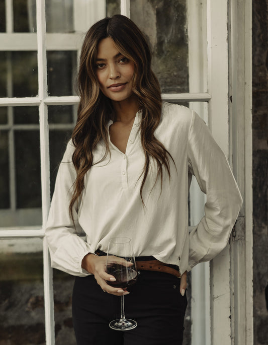 Charlotte Blouse in Birch