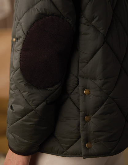 Quilted Liner Jacket in Alpine/Chestnut