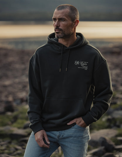 Normal Fleece Graphic Hoodie in Varsity Green